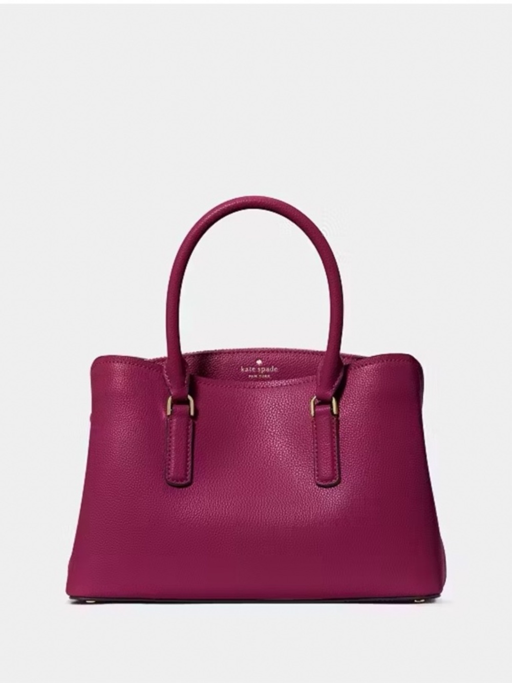 Kate Spade NY Thompson Street Small Satchel Bag, Dark Raspberry NWT